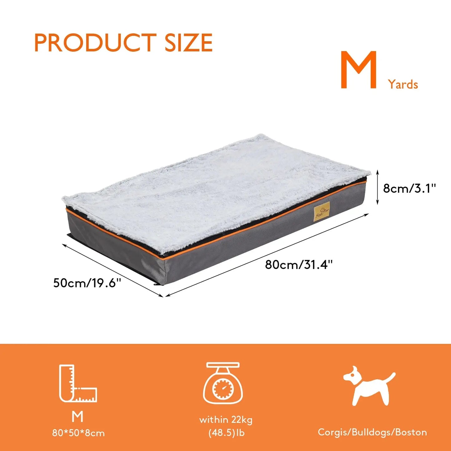 🐾 Premium Orthopaedic Dog Bed – Smart Comfort for Restful Sleep! ShopTrend MF