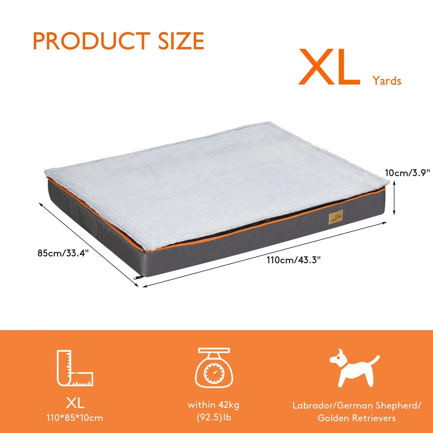 🐾 Premium Orthopaedic Dog Bed – Smart Comfort for Restful Sleep! ShopTrend MF
