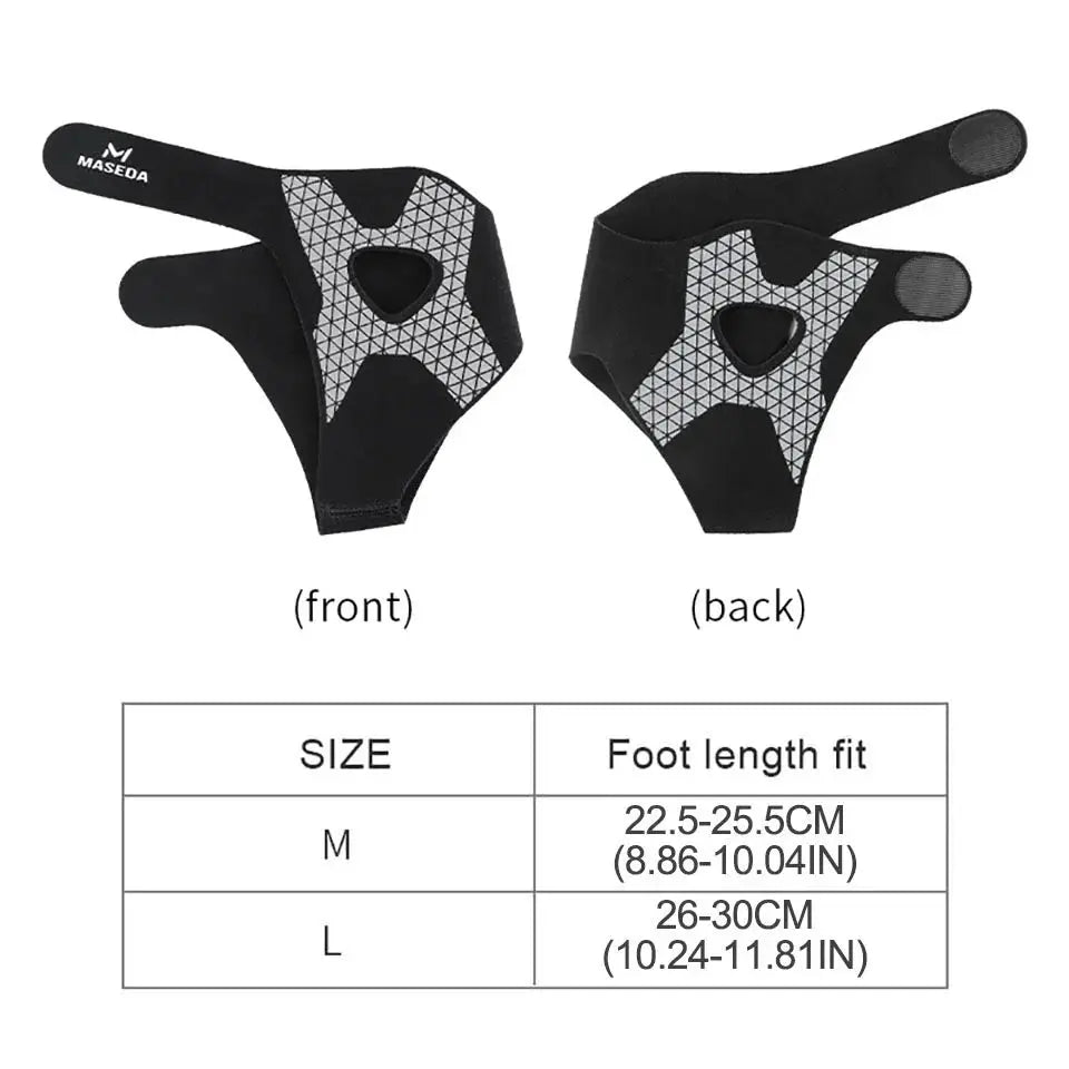 Ultra-thin Ankle Brace with Bi-directional Compression Straps ShopTrend MF