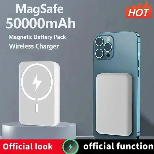Magnetic 50000mAh MagSafe Power Bank – Fast Charging for iPhone ShopTrendMF