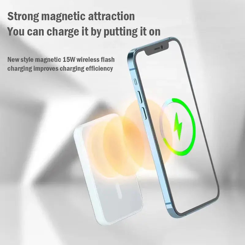 Magnetic 50000mAh MagSafe Power Bank – Fast Charging for iPhone ShopTrendMF