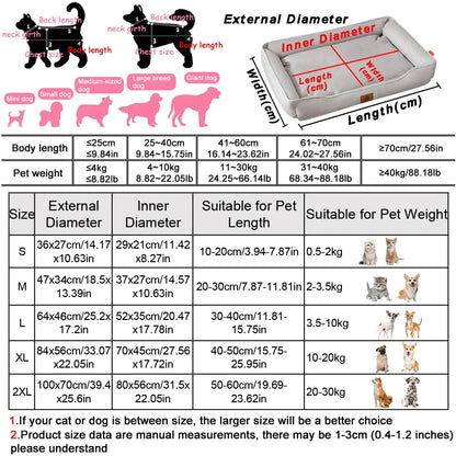 4-Season Waterproof Pet Bed: Smart Comfort for Dogs and Cats! ShopTrend MF
