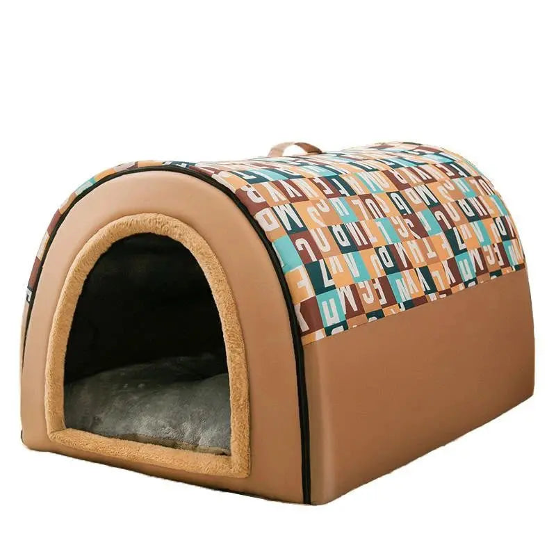 Enclosed Winter Dog House – Large and Cosy Kennel for All Seasons ShopTrend MF