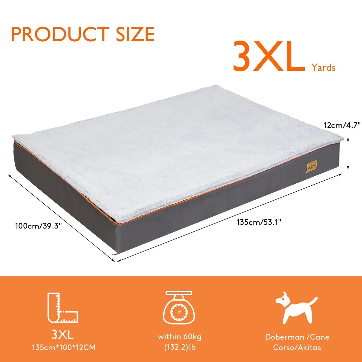 🐾 Premium Orthopaedic Dog Bed – Smart Comfort for Restful Sleep! ShopTrend MF