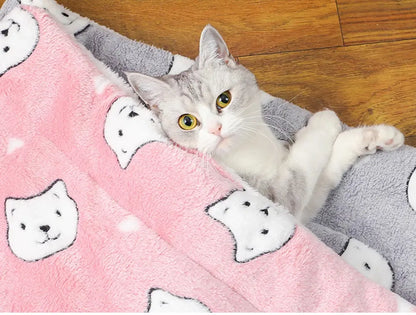 Autumn/Winter Soft Pet Bed – Thick, Elastic and Super Snuggly Sleeping Mat ShopTrend MF