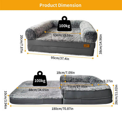 💤🐾 Giant Bed for Humans and Pets – Real Comfort for You and Your Best Friend! ShopTrend MF