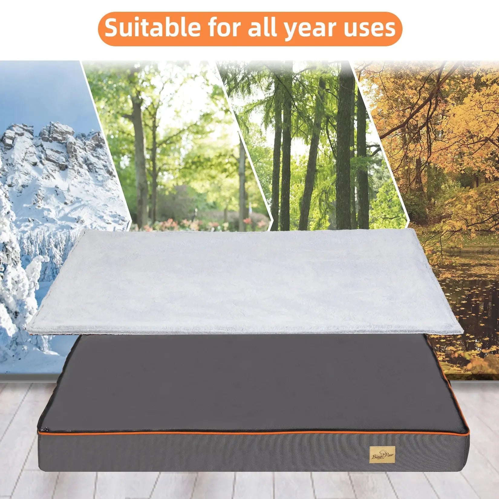 🐾 Premium Orthopaedic Dog Bed – Smart Comfort for Restful Sleep! ShopTrend MF