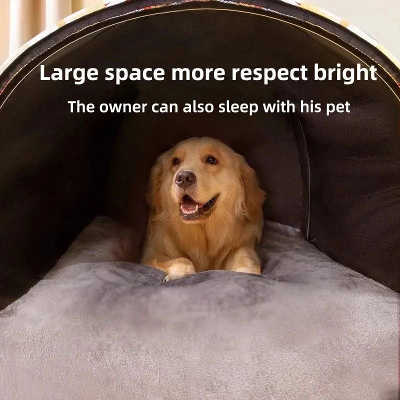 Enclosed Winter Dog House – Large and Cosy Kennel for All Seasons ShopTrend MF