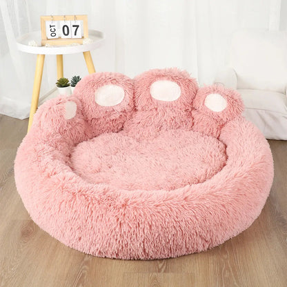 🐾✨ Comfort That Hugs: Fluffy Dog &amp; Cat Bed – A Cosy Nest for Your Pet!&nbsp; ShopTrend MF