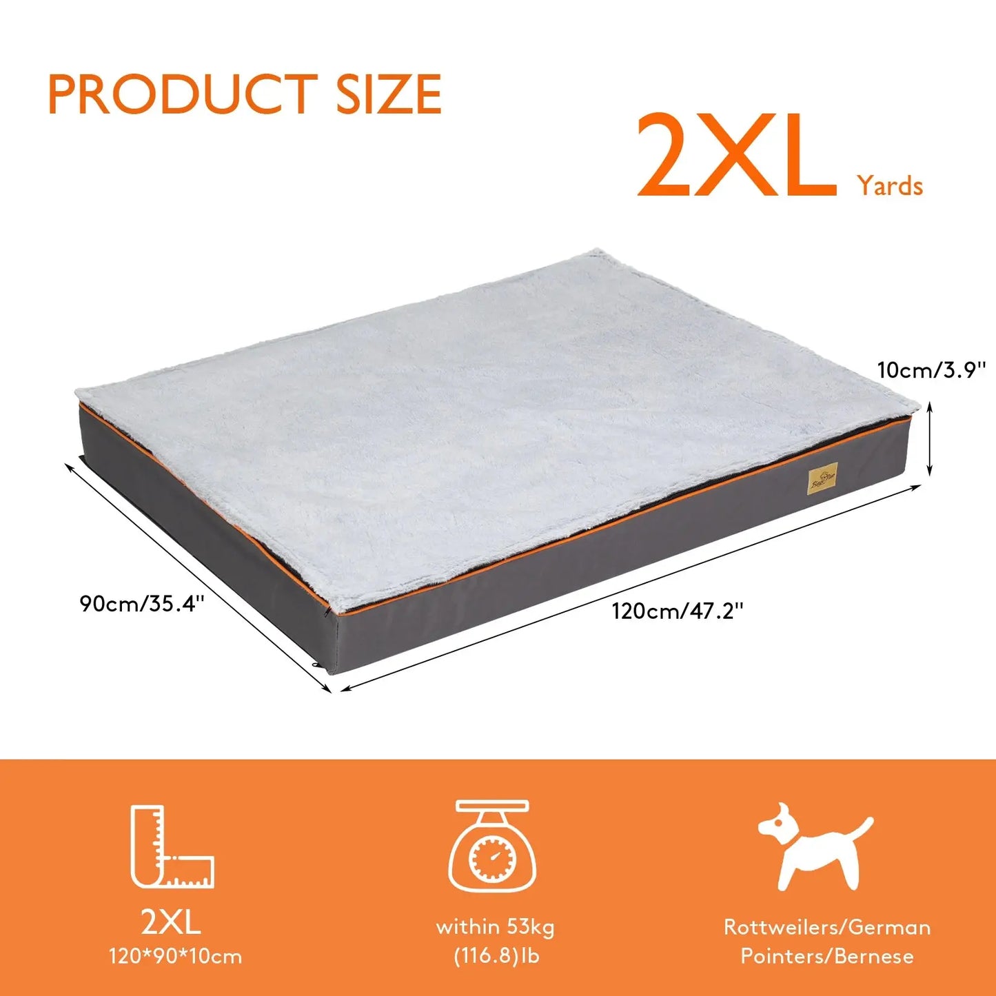 🐾 Premium Orthopaedic Dog Bed – Smart Comfort for Restful Sleep! ShopTrend MF