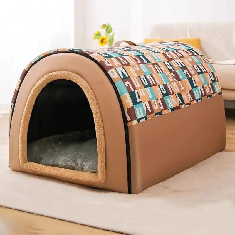 Enclosed Winter Dog House – Large and Cosy Kennel for All Seasons ShopTrend MF