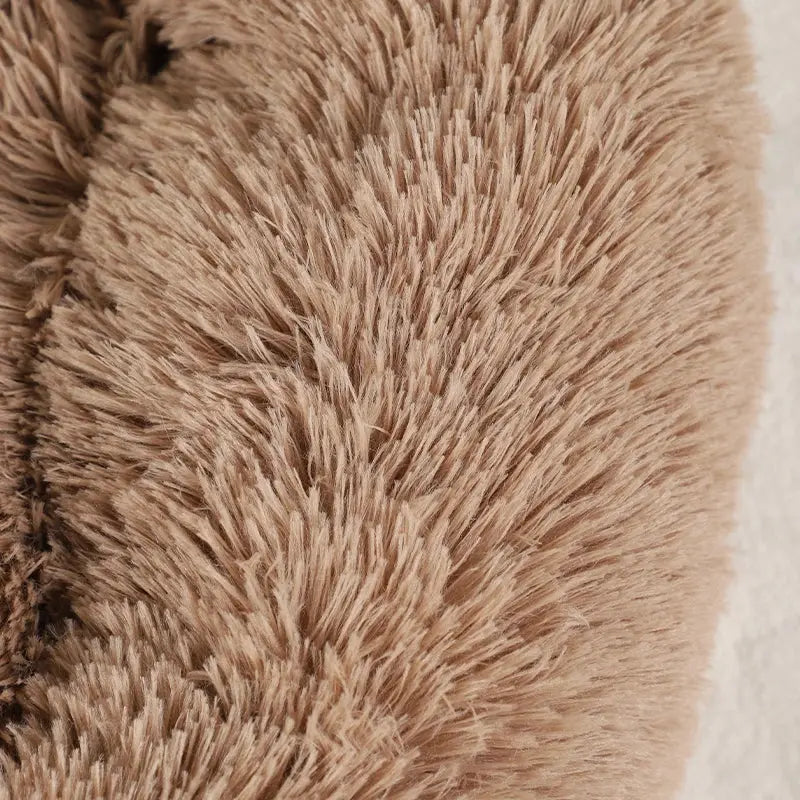 🐾✨ Comfort That Hugs: Fluffy Dog &amp; Cat Bed – A Cosy Nest for Your Pet!&nbsp; ShopTrend MF