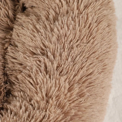 🐾✨ Comfort That Hugs: Fluffy Dog &amp; Cat Bed – A Cosy Nest for Your Pet!&nbsp; ShopTrend MF