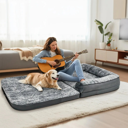 💤🐾 Giant Bed for Humans and Pets – Real Comfort for You and Your Best Friend! ShopTrend MF
