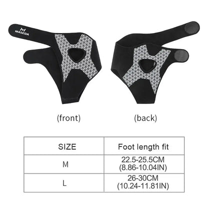 Ultra-thin Ankle Brace with Bi-directional Compression Straps ShopTrend MF