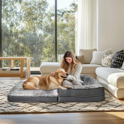 💤🐾 Giant Bed for Humans and Pets – Real Comfort for You and Your Best Friend! ShopTrend MF