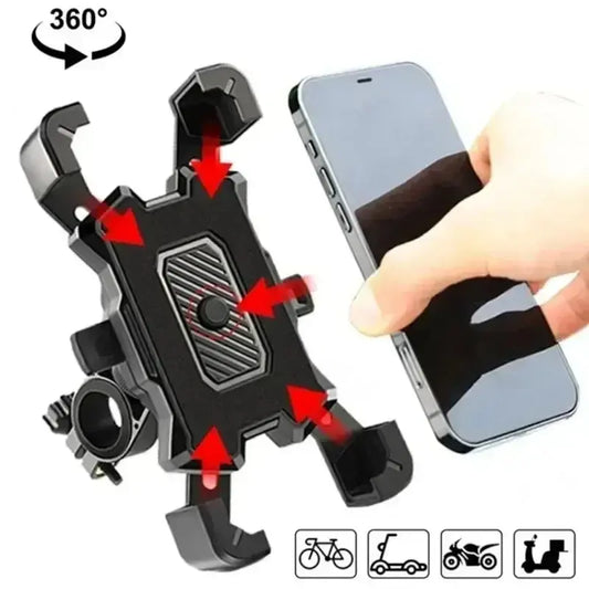 360° Phone Mount for Motorcycle & Bike – Non-Slip and Rotatable ShopTrend MF